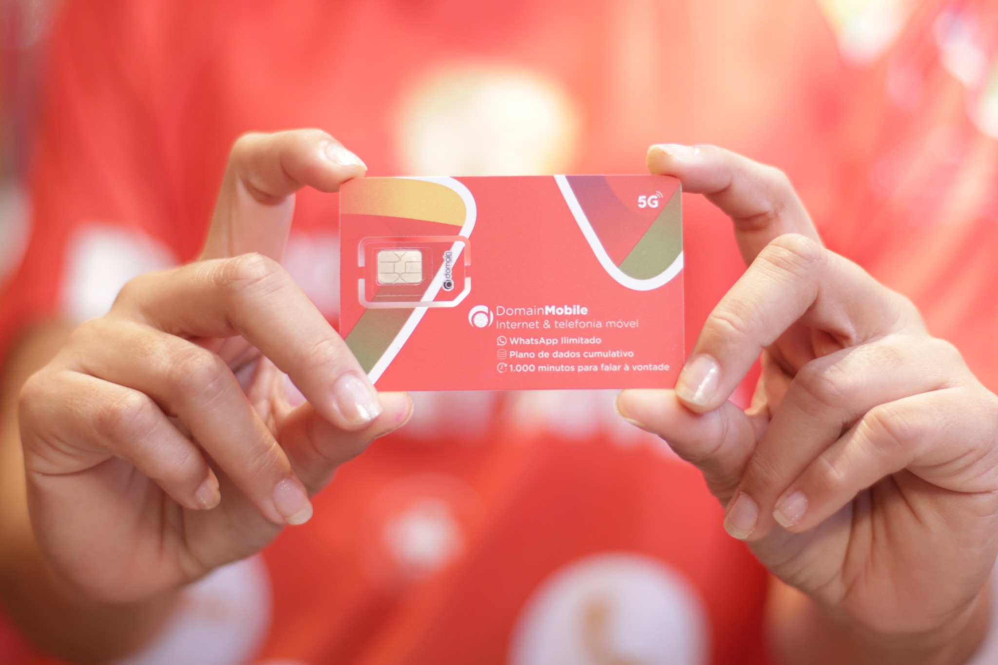 Chip Domain Mobile com internet e telefonia móvel
